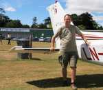 K�re Smith (leder DFK/motor) foran DFM p� Old Warden