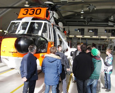 SeaKing tilh&oslash;rende 330-skvadronen p&aring; Rygge