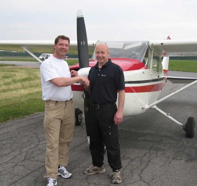 Steffen Madsen og Bj�rn Anders Horne. Godt forn�yd med dagen!