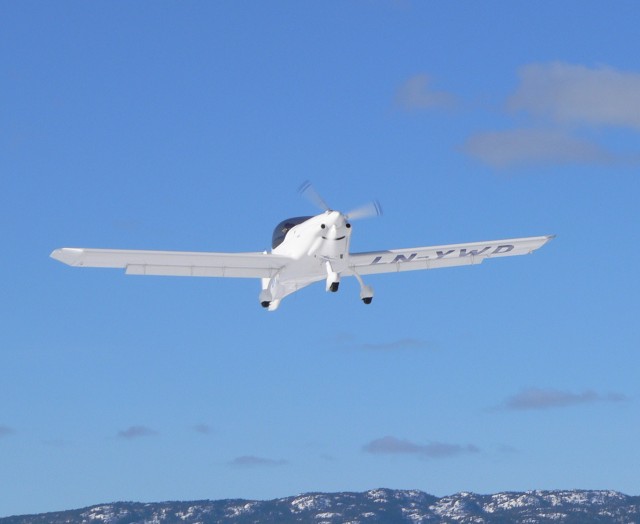 Sprekt fly og vinterv�r.