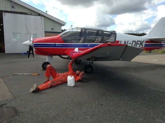 Formannen gj�r en innsats